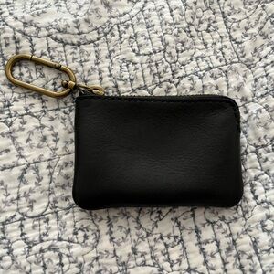 Madewell Leather Carabiner Mini Pouch